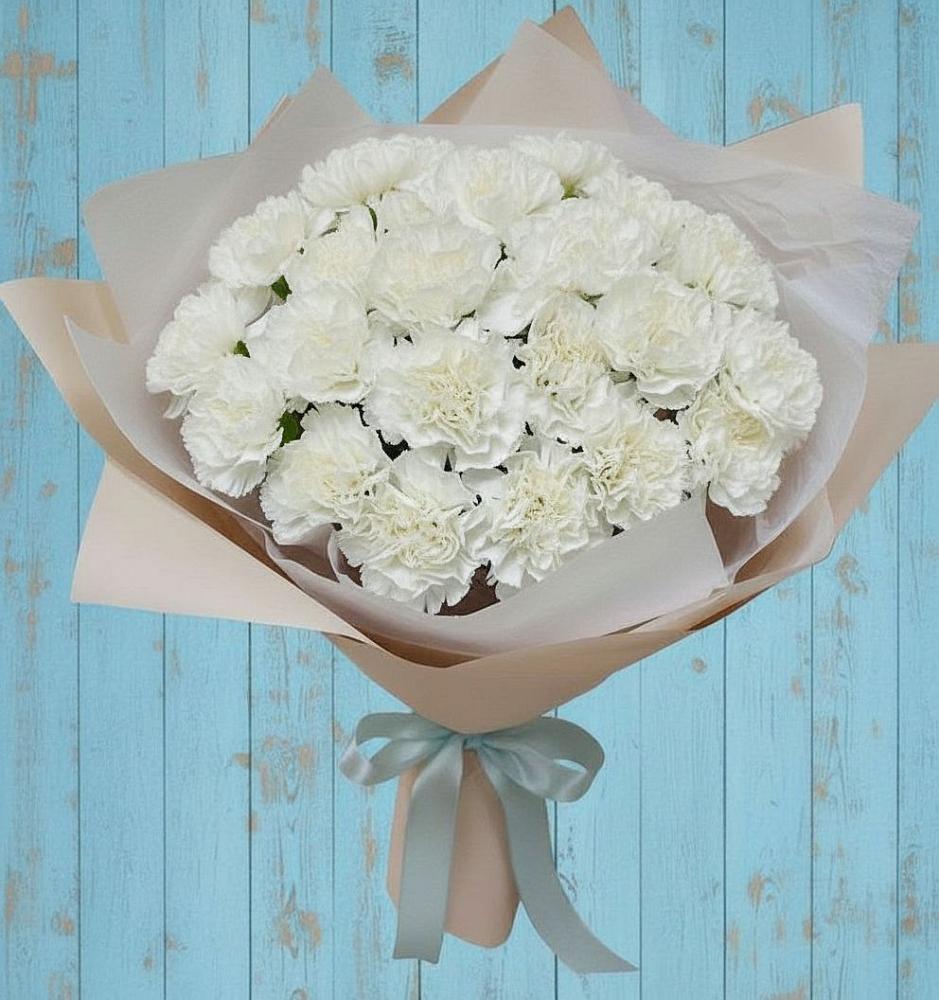 Букет цветов из: Гвоздики в Каа-Хеме