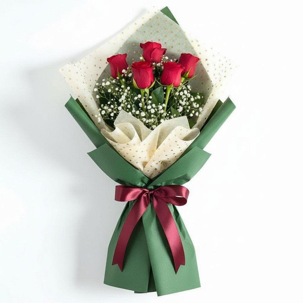 Букет цветов из: Розы в Каа-Хеме