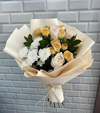 Букет цветов из:  Розы и Хризантемы в Каа-Хеме