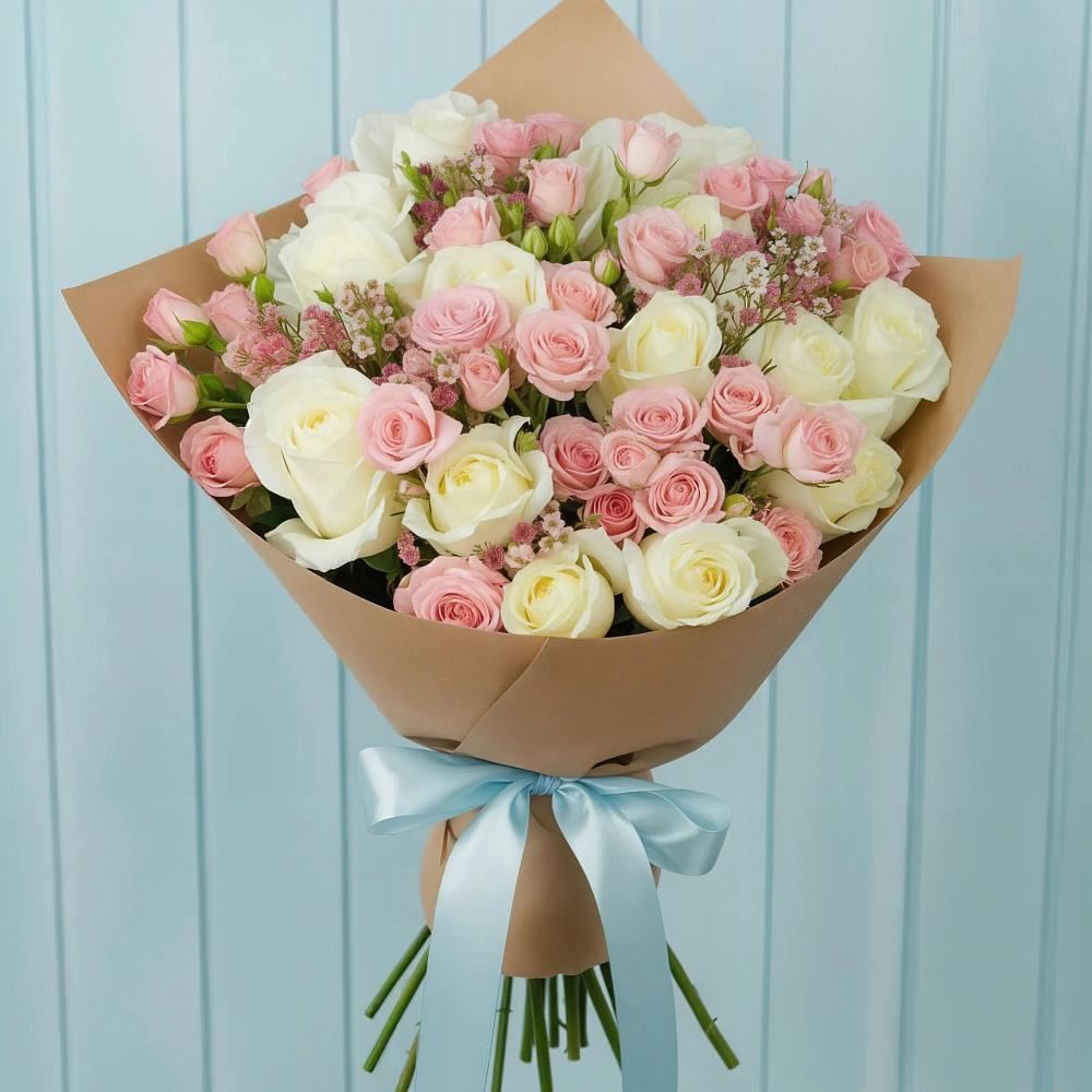 Букет цветов из: Розы в Каа-Хеме