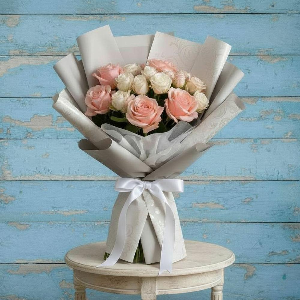 Букет цветов из: Розы в Каа-Хеме