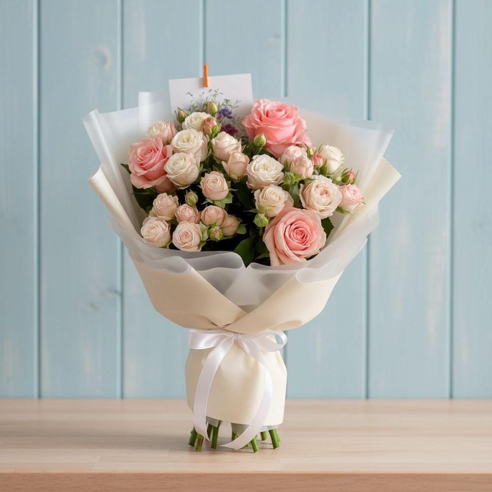 Букет цветов из: Розы в Каа-Хеме