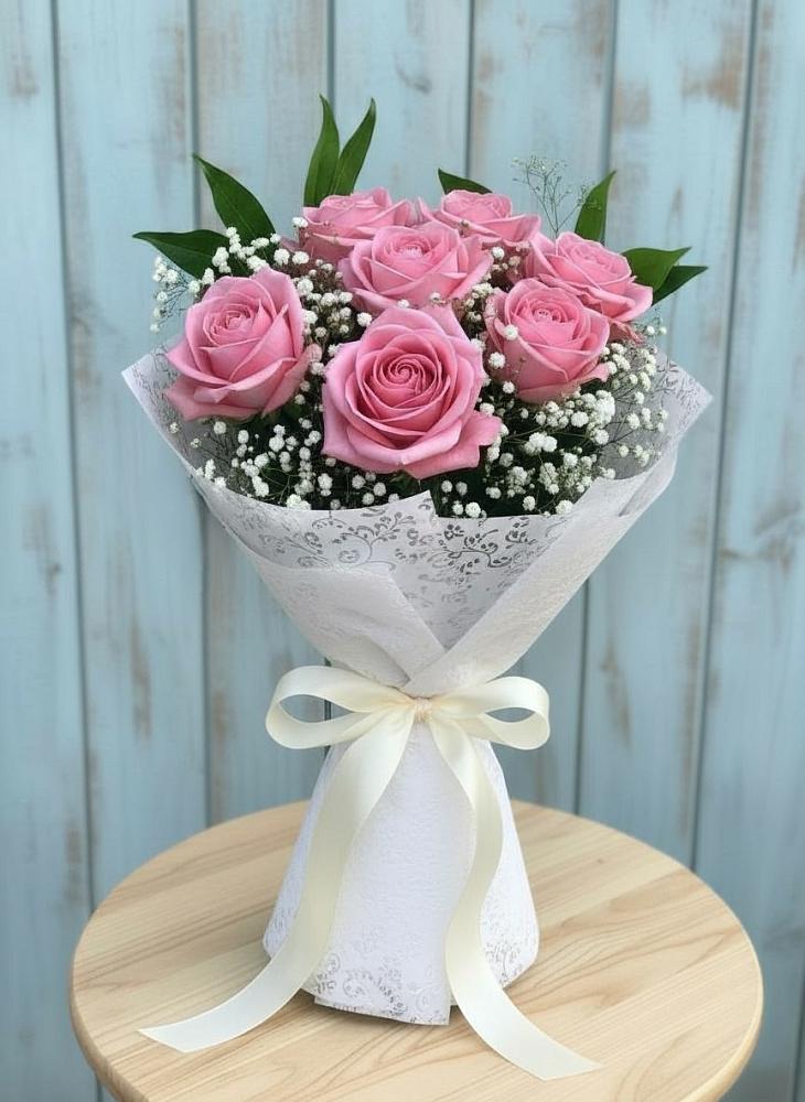 Букет цветов из: Розы в Каа-Хеме