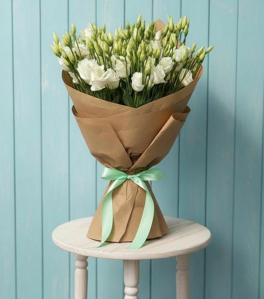 Букет цветов из: Лизиантусы в Каа-Хеме