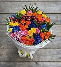 Букет цветов из:  Розы и Хризантемы в Каа-Хеме