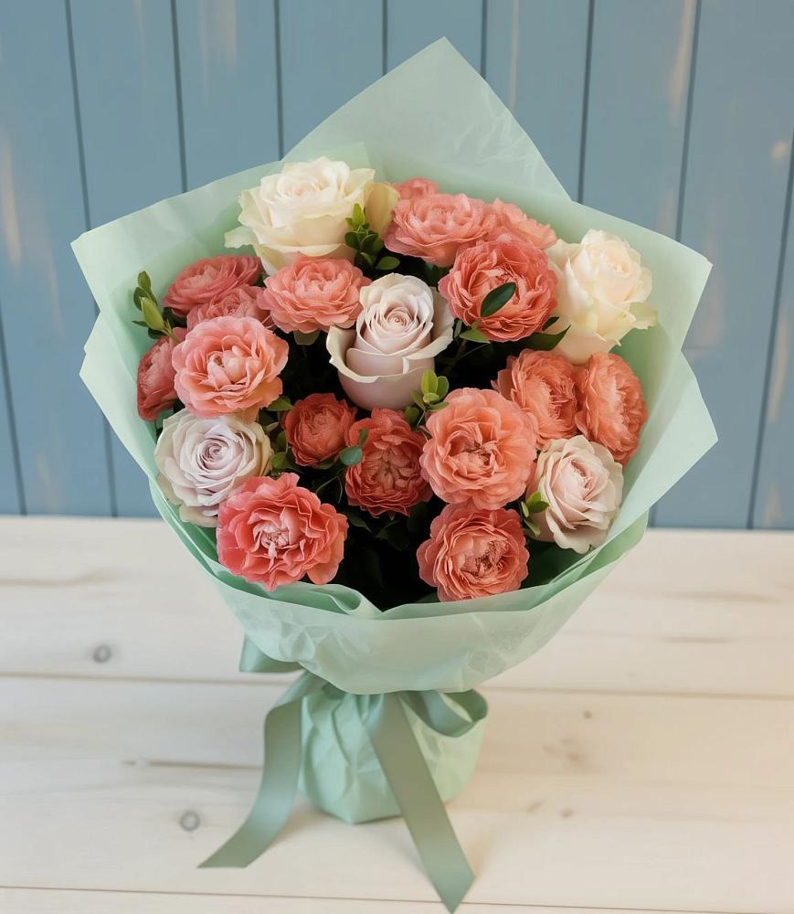 Букет цветов из: Розы в Каа-Хеме