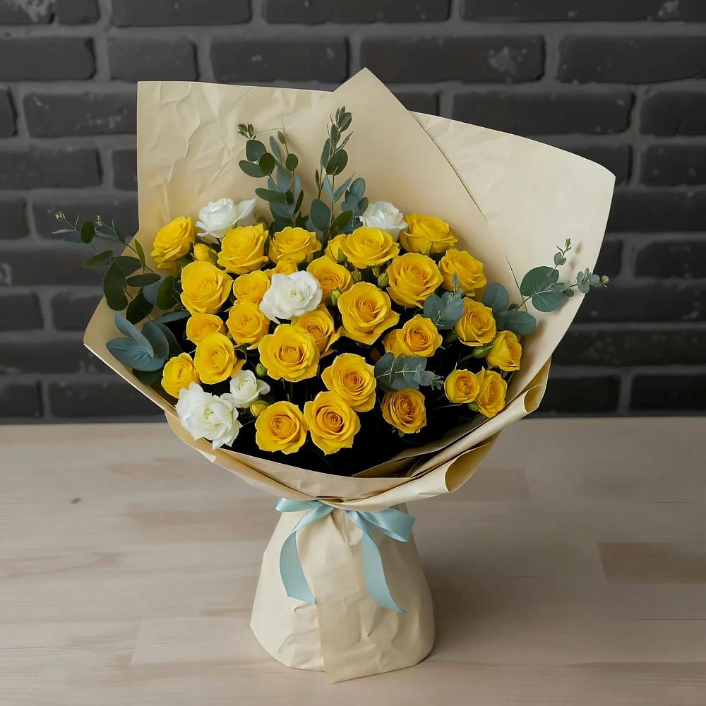 Букет цветов из: Розы в Каа-Хеме