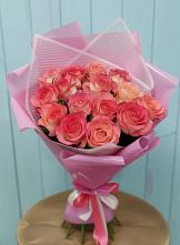Букет 15 Розовых роз Равель #REPLACE_PRED# Каа-Хеме